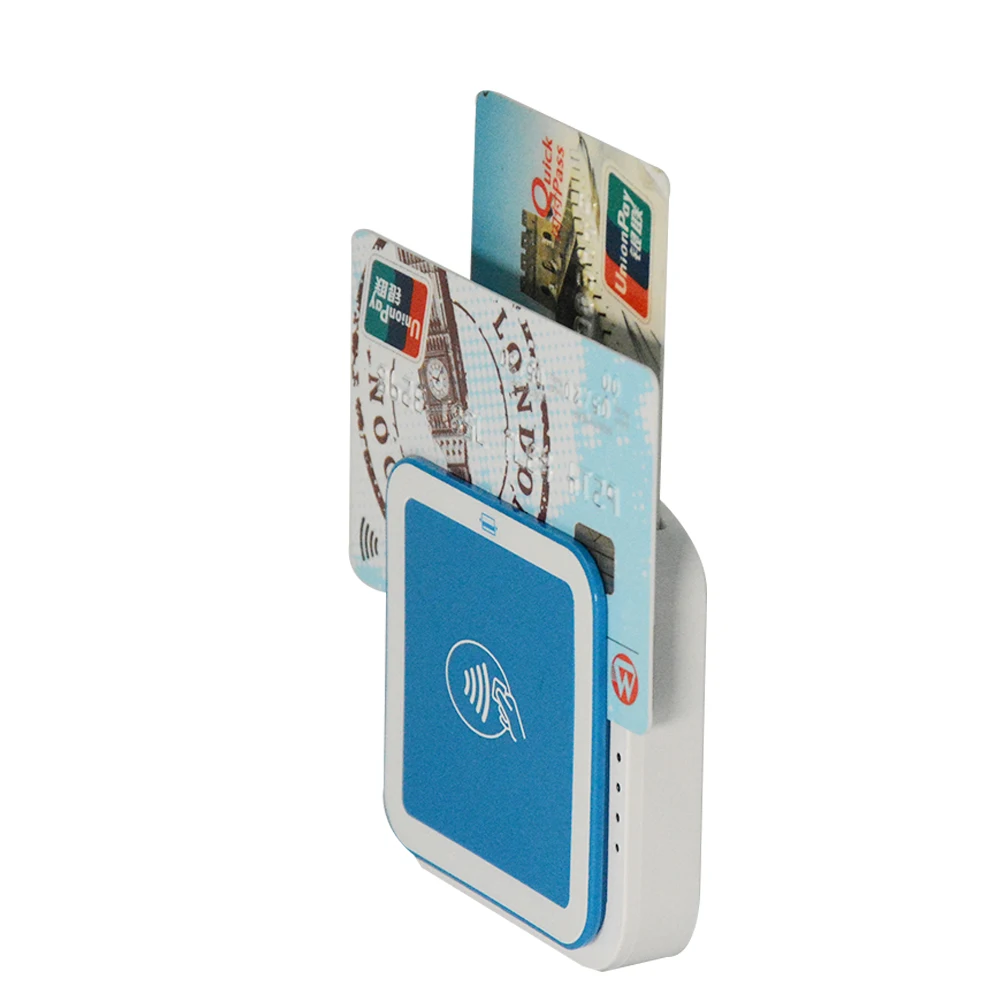 3 в 1 смарт-мобильный считыватель кредитных карт NFC с сертификатами PCI EMV I9