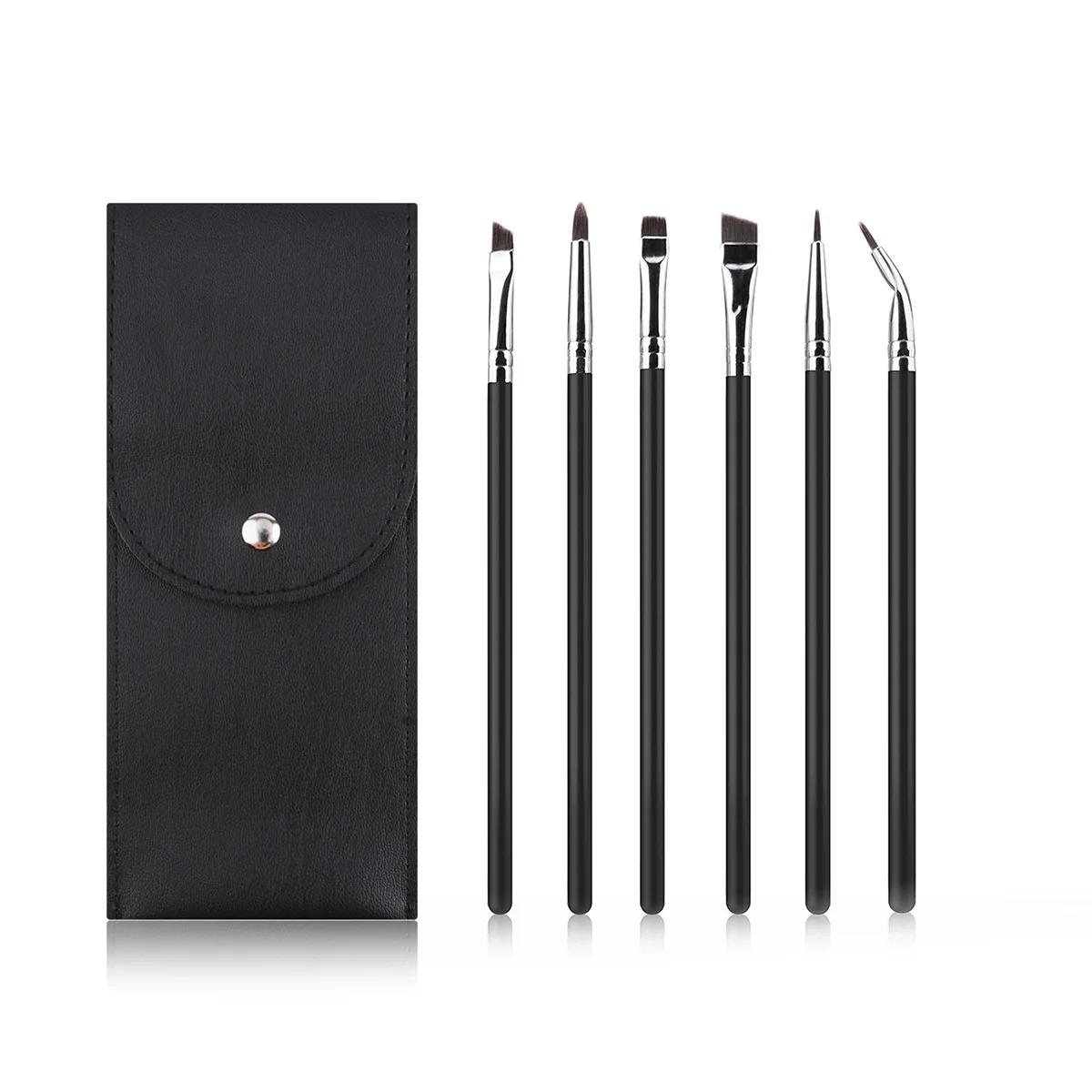 Detailed Precise Eye Make Up Brushes 6PCS Superfine Thin Eyeliner Makeup Brush Set