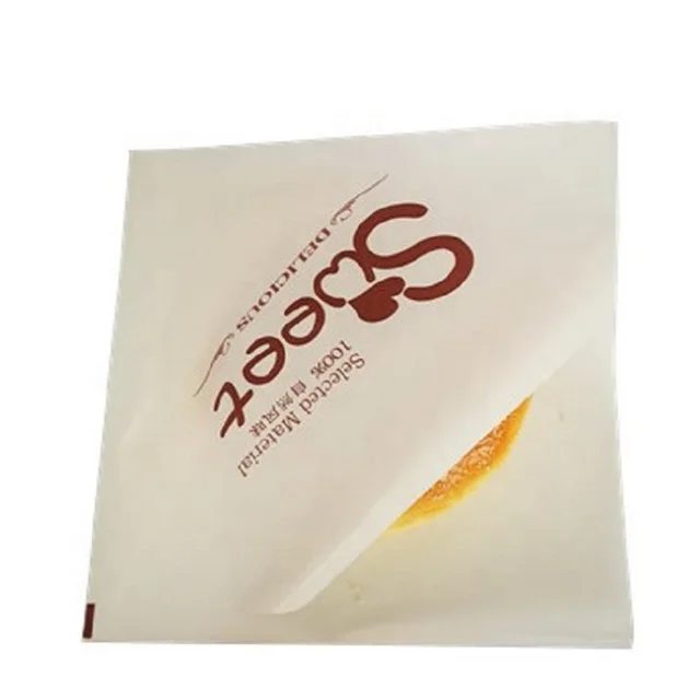 
Food grade custom printed greaseproof kraft paper for burger wrapping 