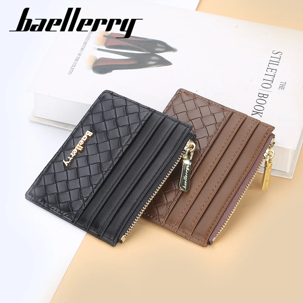 baellerry carteira porta cartao tarjetero slim wallet card holder Minimalist pocket luxury leather pink sport women Card Case