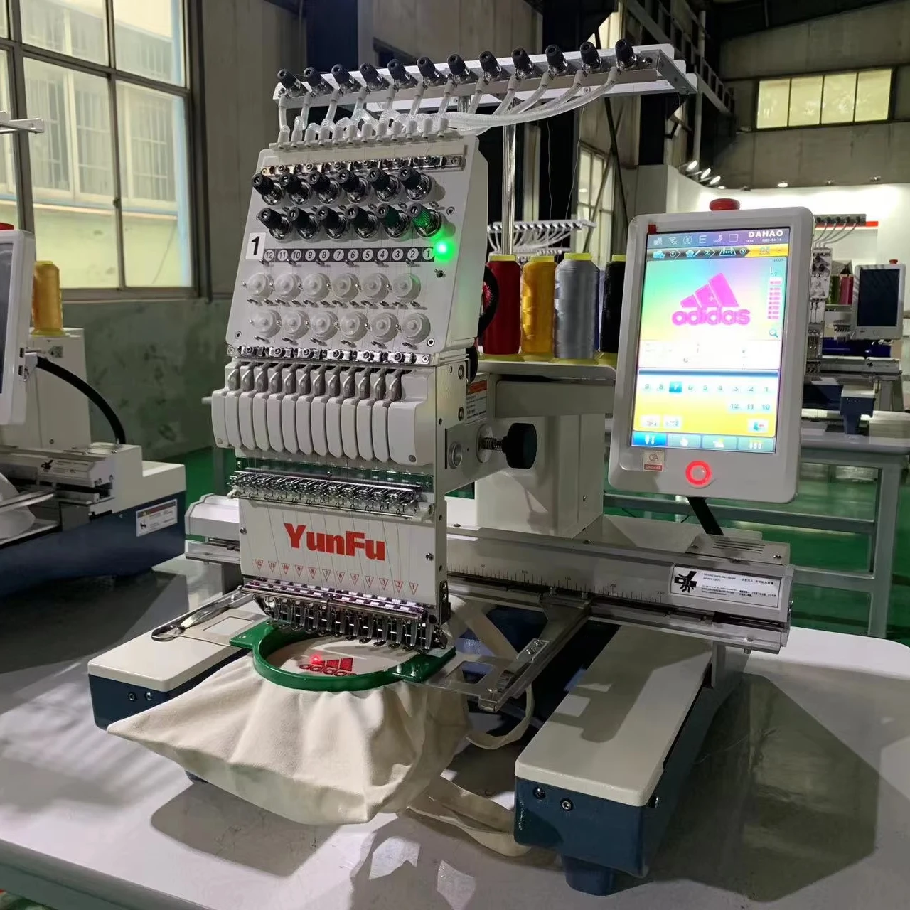 Wholesale Used Computer Embroidery Machine Sewing Machine China Factory Single Head New Materials Custom Worktable Sale Made