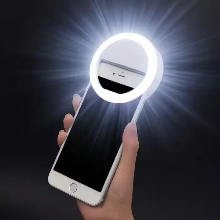 Hot selling Portable 3.2 Inch Makeup Beauty Small Ring Light Led Lamp Mini  Phone Selfie Fill LED Light