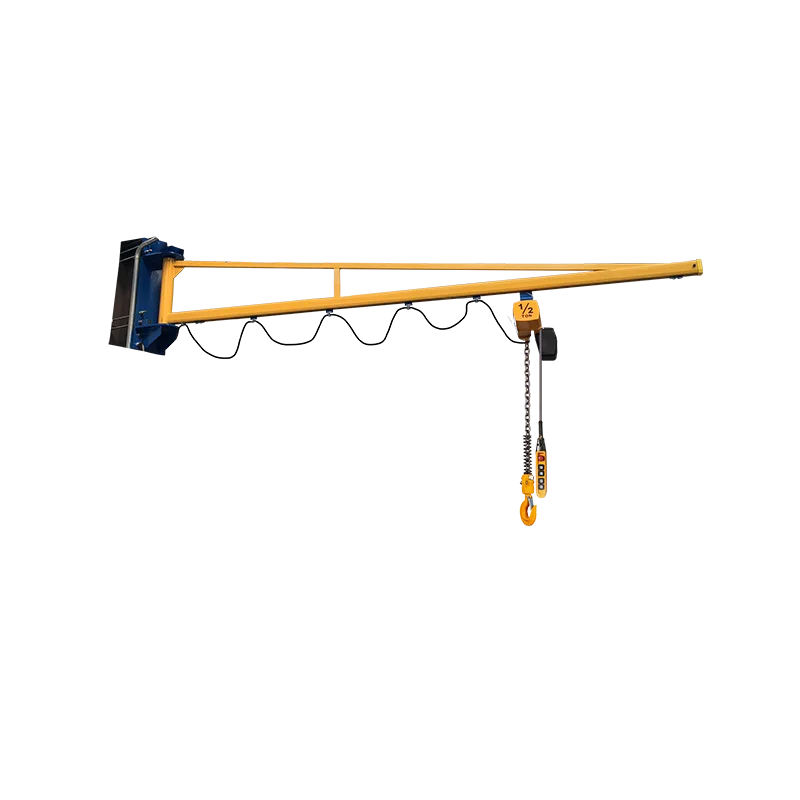 Manual Rotation Cable-Stayed Rail JIB Crane With Construction  Wall Mounted Type JIB Crane for sale