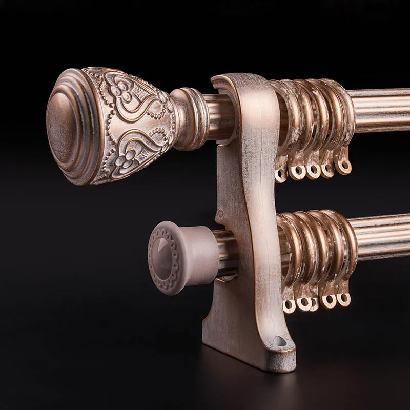 Curtain Rod Set Aluminium Roman Curtain Shade Rail Aluminium Curtain Rail For Classical Home Decoration