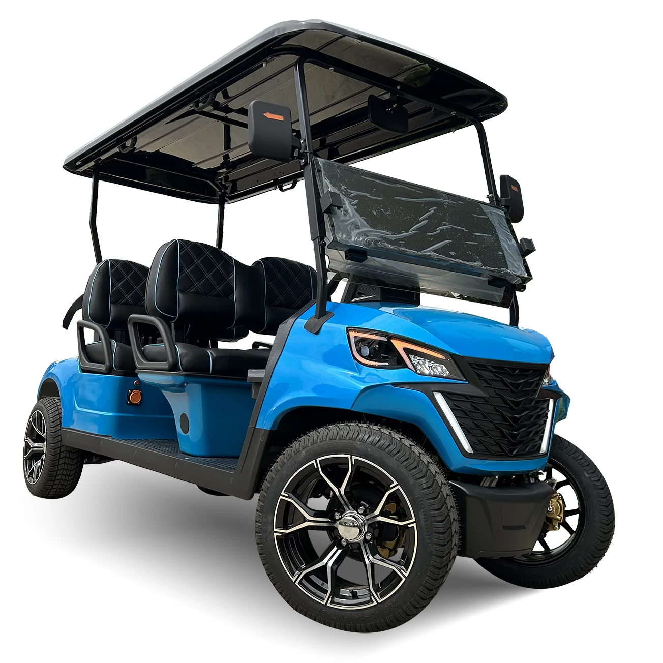 2024 New Design 4 Seats Good Price 48 72 Volt Golf Cart Electric For Sale
