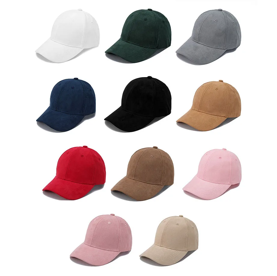LRT Wholesale High Quality Fashion Cheap Suede Trucker Caps Hat Custom Embroidery Logo Thick Suede Sports Baseball Caps For Men