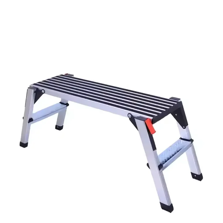 Good Selling Working Platform Ladder En131 Aluminum Alloy Platform Ladder