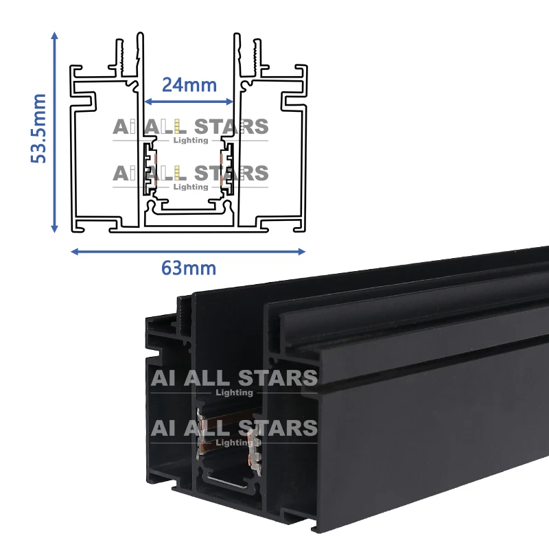 Russia Stretch Ceiling Decorative Linear Lighting Magnetic Light Track Ceilings Profile Aluminum LED Profile For Stretch Ceiling