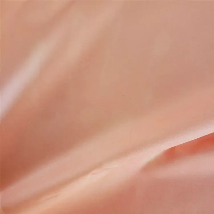 Latest Provide wet water change color custom hydrochromic print peach skin fabric for swimwear raincoat umbrella