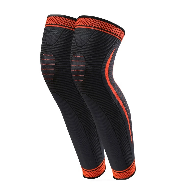 Lengthened Nylon Knee Protectors Wholesale Custom Guard For Running Compression Power Lifting Knee Support Brace