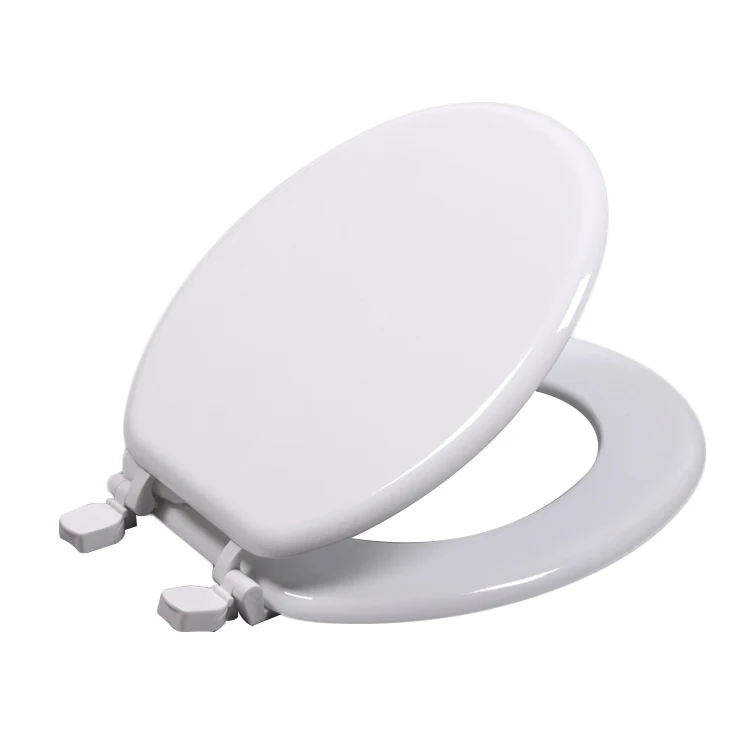 Top Mounted Hinge Bathroom Toilet Seat Bofan Plastic Diodegradable Cost-effective Molded Wood 390/370mm MD091-SK-L101 2.56kg PU