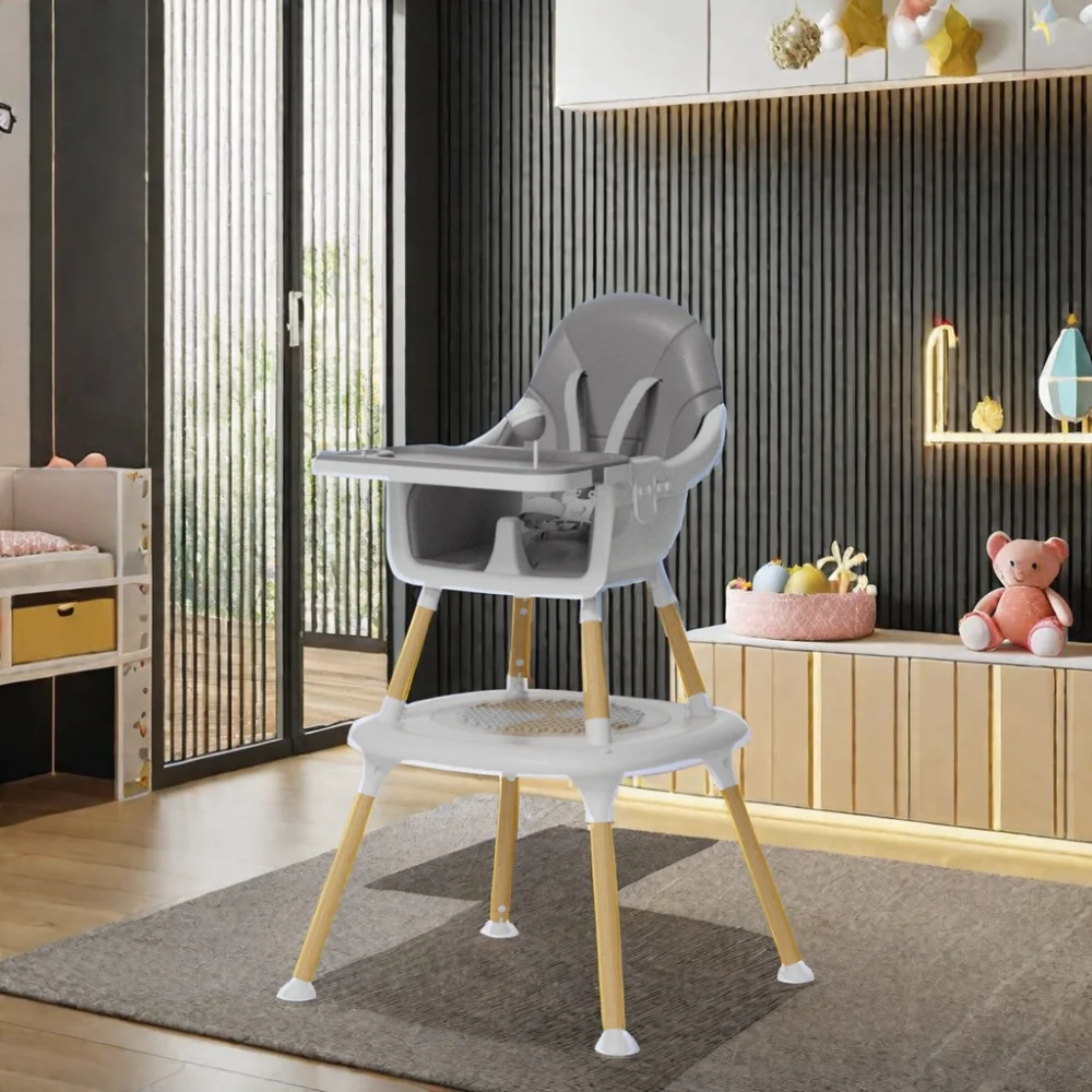 Multifunctional Folding Baby High Chair Plastic Baby Feeding Dining Chair