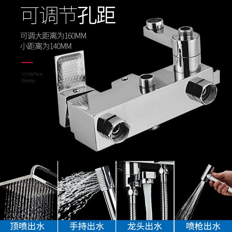 Factory Price Bathroom Shower Copper Material Stainless Steel Accessoriesshower Cabins With Seats