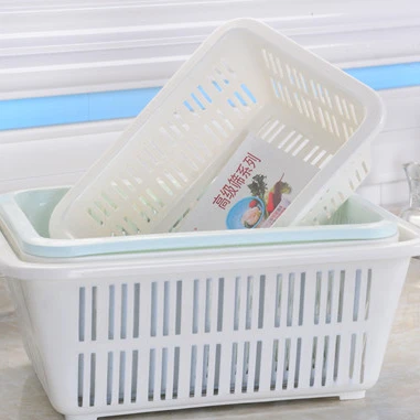 kitchen vegetable  fruit wash  plastic pp rectangular sieve square plastic sieve