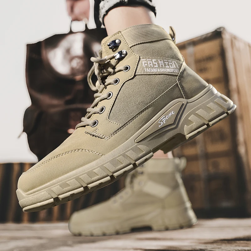 Hot Sale Cheap Price Breathable Fashion Trend Men Boots Casual Martin Boots