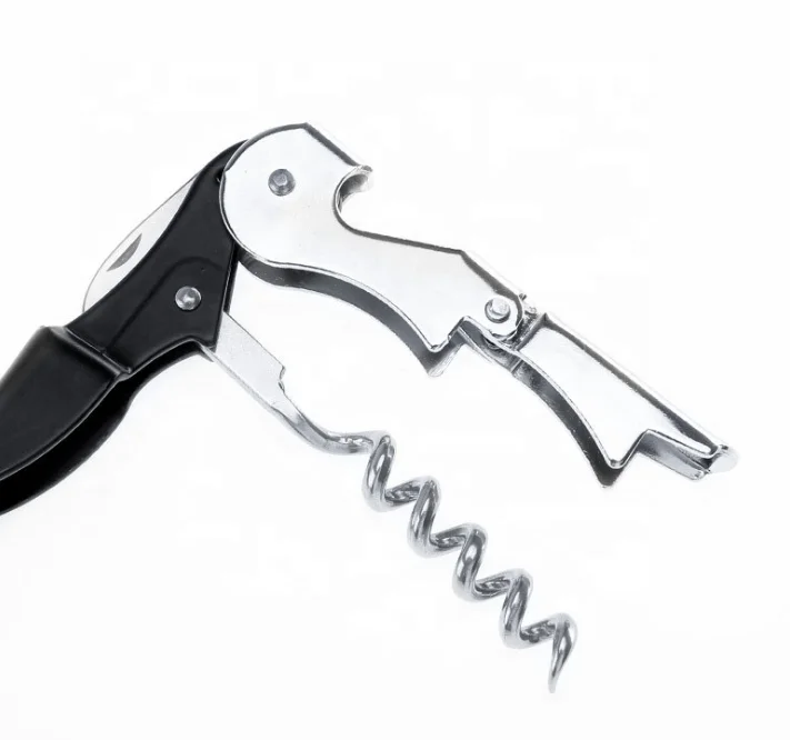 Stainless Steel Metal custom logo Screw Multi-Function colorful  Cork  beer  Bottle Opener for gifts