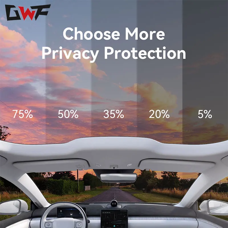 free sample universal tinted car sun driving visor ceramic window film for car automotive insulation film