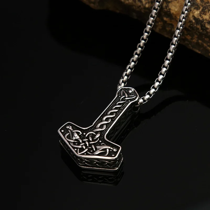 Viking якорь кулон Shuangluo VBB008 винтажное модное ожерелье пиратский корабль Якорь Ювелирные изделия из нержавеющей стали