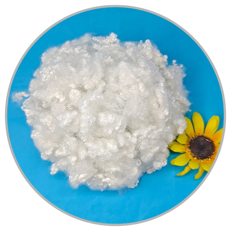 China HCS hollow conjugated polyester staple fiber recycled low price