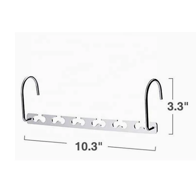 2019 Hot Sell Space Saver Saving Wonder Metal Magic Hanger Clothes