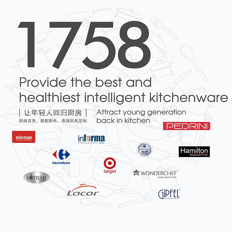 Hot Sell Classical Big Size Aluminium Cast  Kitchen Marble Non Stick Pots Cookware Sets