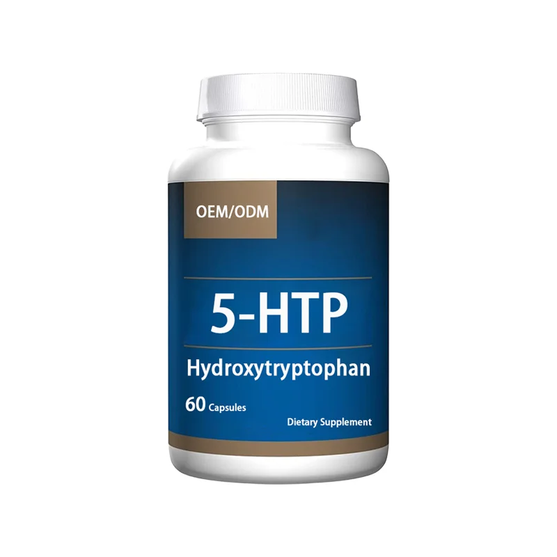 Private Label 5-htp капсулы плюс кальциевая медицинская добавка для поддержания спокойствия и расслабления сна