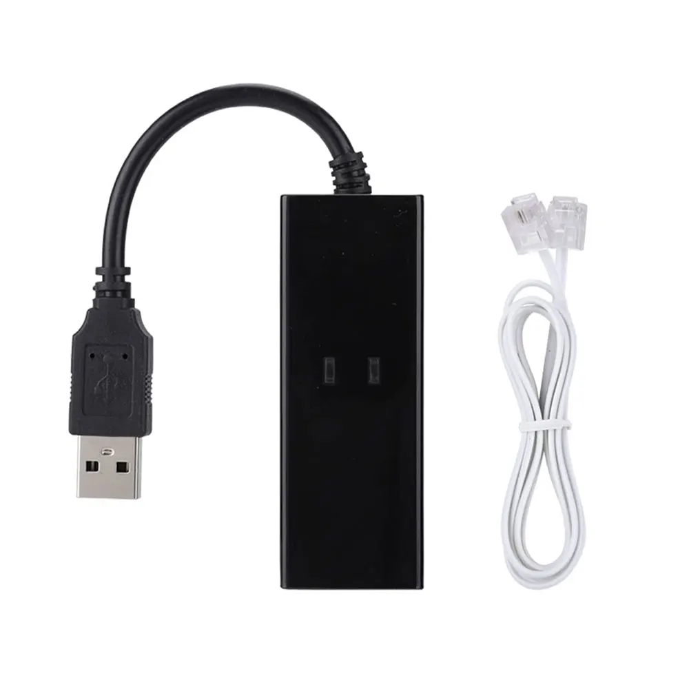 USB2.0 56K внешний модем с функцией набора номера и факса, модем V.92 для передачи данных с голосовым факсом, адаптер с поддержкой идентификатора вызывающего абонента