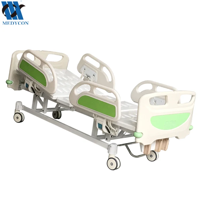 MDK-T3618K(I) Factory Physical Therapy Metal Home Care Medical 3 Crank Bed Manual Hospital Bed