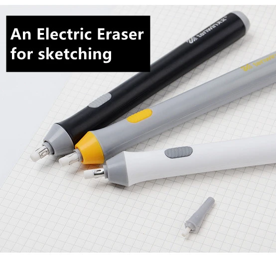 Electric eraser labor-saving clean automatic rotation sketch  learning stationery eraser Tenwin8302 Electric eraser