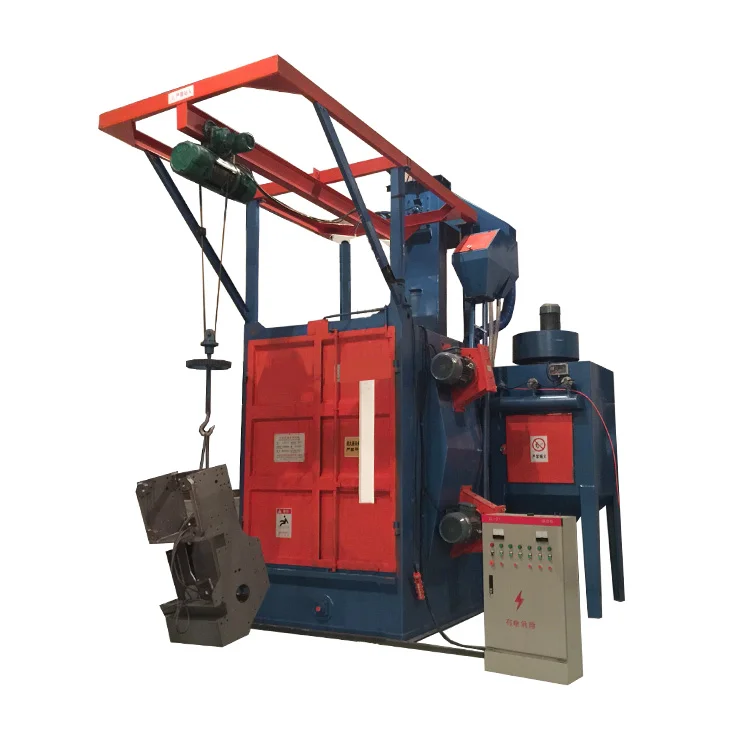 Hook type shot blastingmachine/single hook shot blasting machine/used for fitness equipment