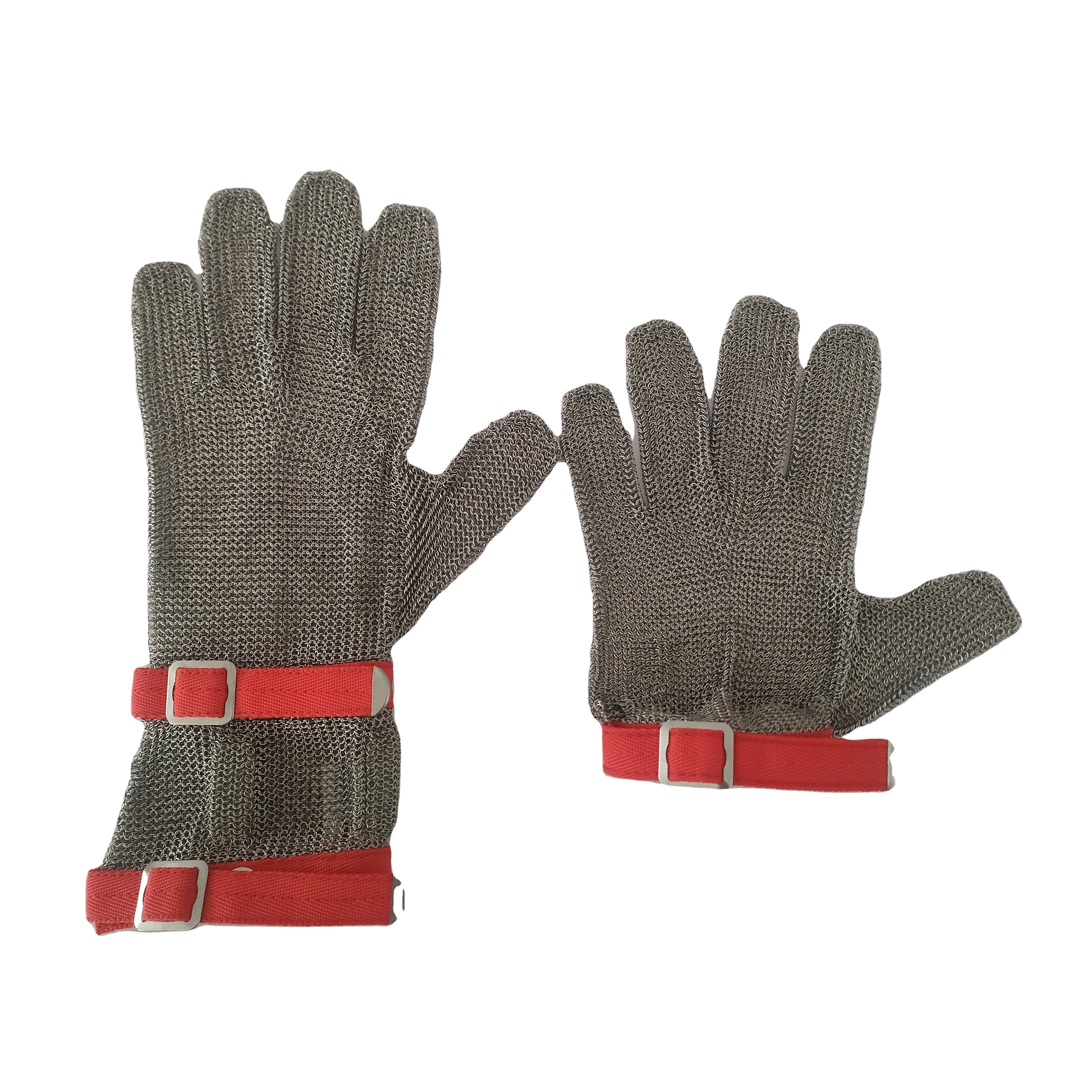 Factory price  Cut Resistant Glove Stainless Steel Mesh Metal Wire Glove Durable Rustproof Reliable Cutting Glove