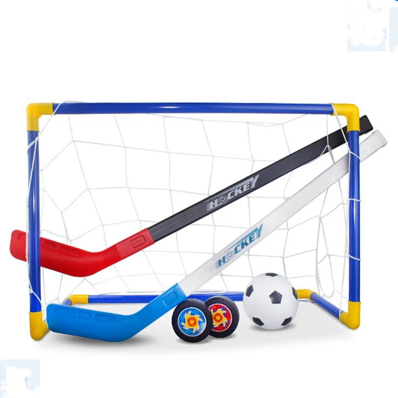 Custom 2 in1 Plastic Hockey and Football Game Set  Outdoor Toys and Games For Wholesale