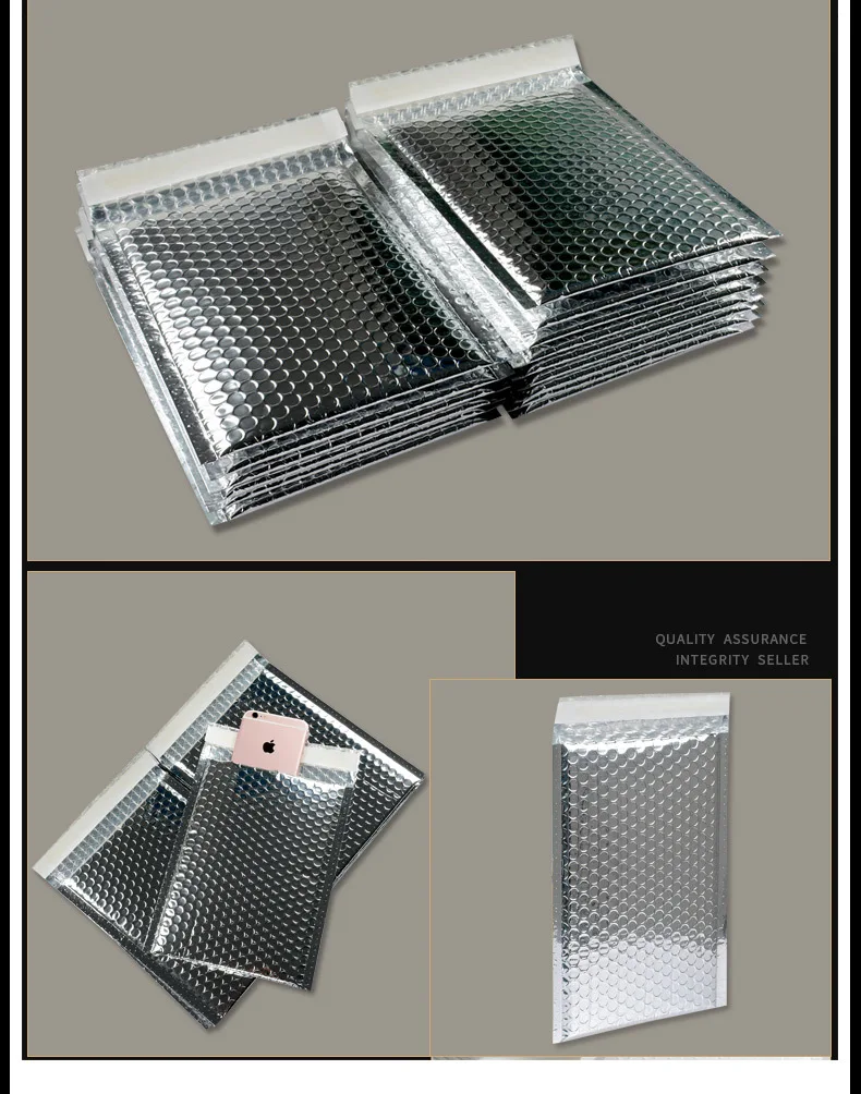 Eco Friendly Recyclable Custom Waterproof Poly Packaging Bubble Mailer Custom Padded Envelopes Shipping Bags
