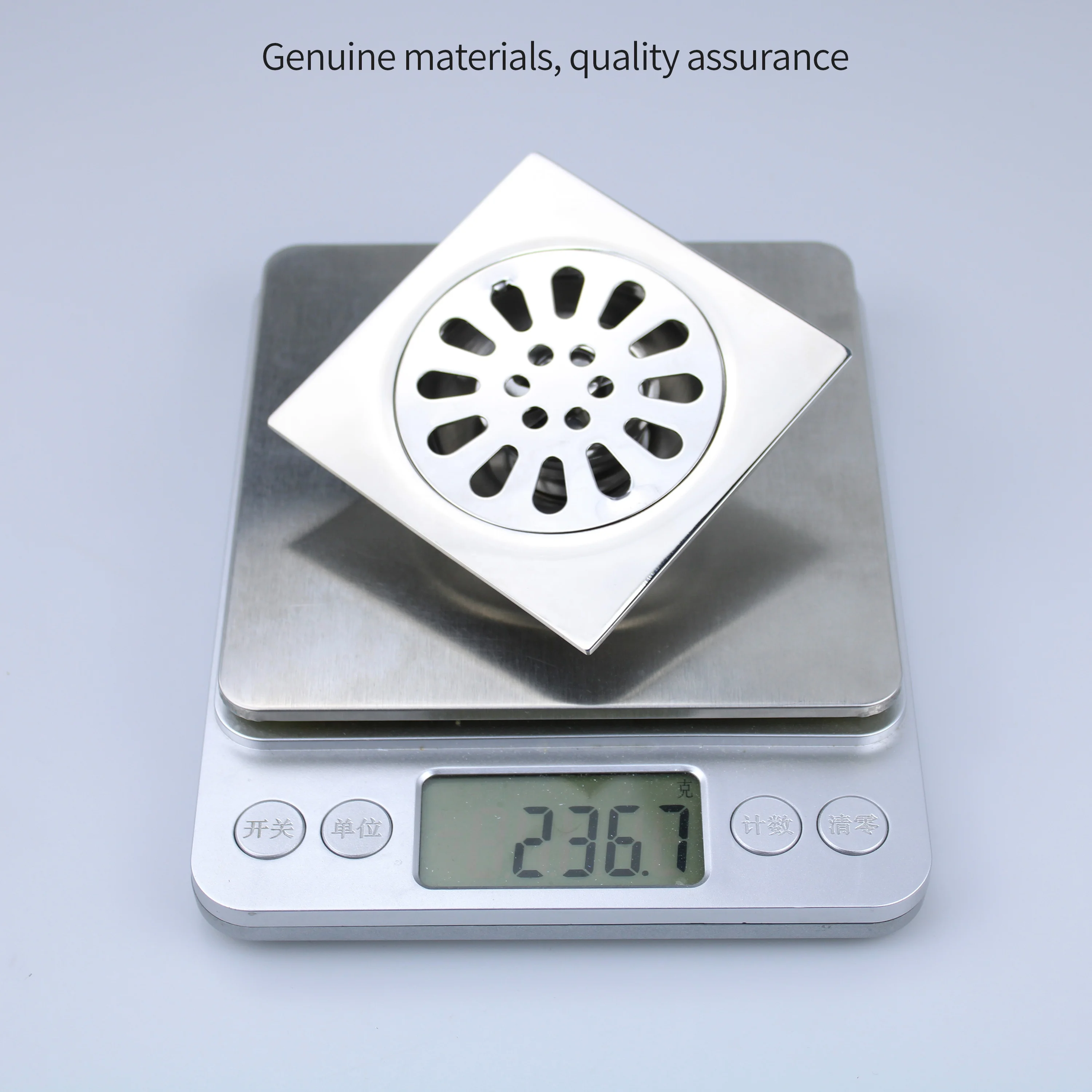 Cheap wholesale Floor Trap Drain Toilet Floor Drain 304 Stainless Steel Silver  Polish for Use Bathroom Kitchen