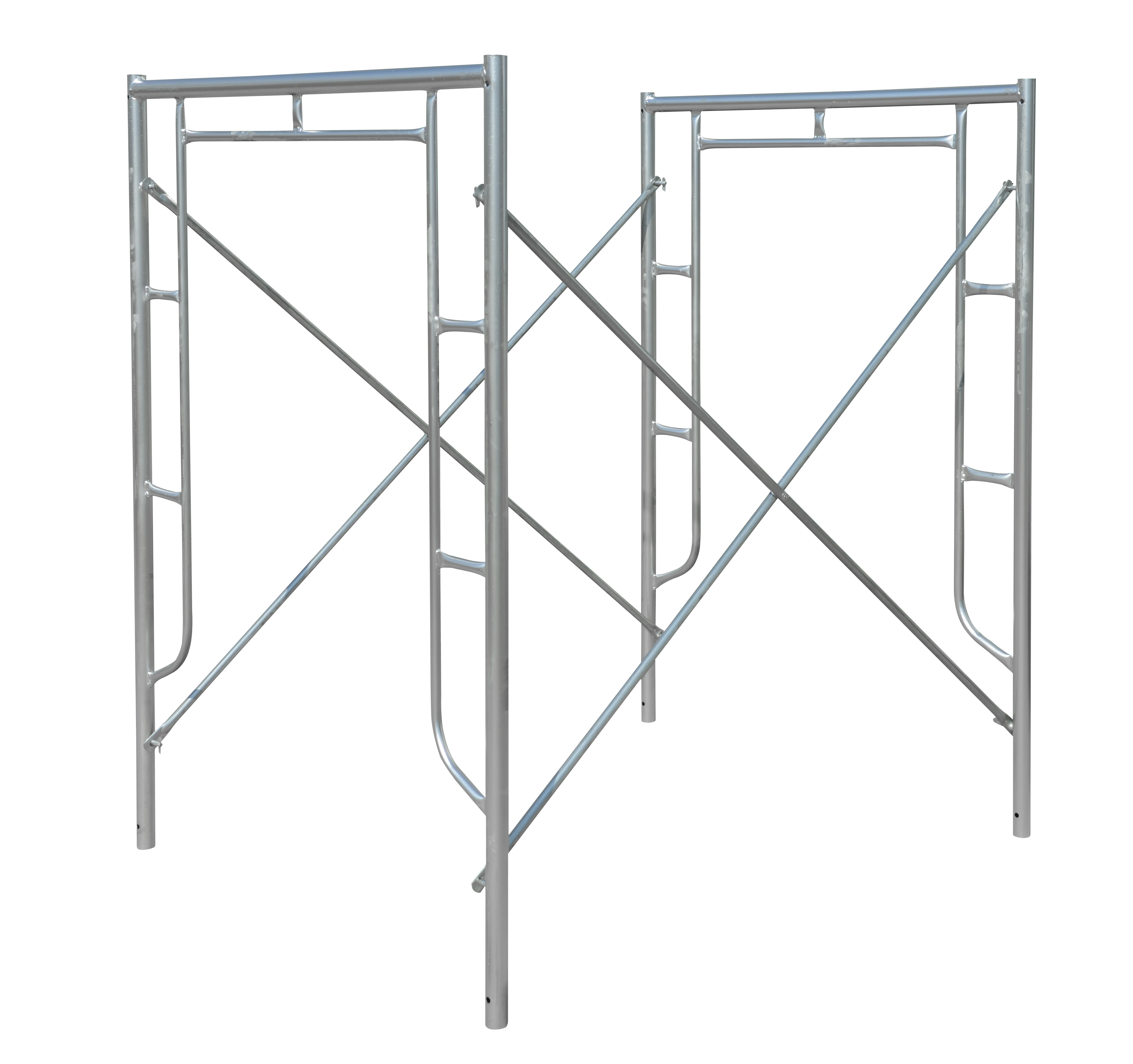Scaffolding Steel Frames System With Caster Iron Wheel For Painters