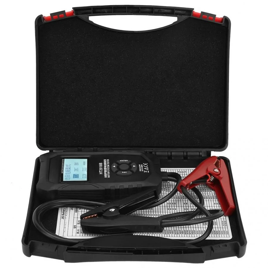 HT2018B Car Digital Battery Tester Analyzer 6V/12V/24V With LCD Display Battery Tester Automotive