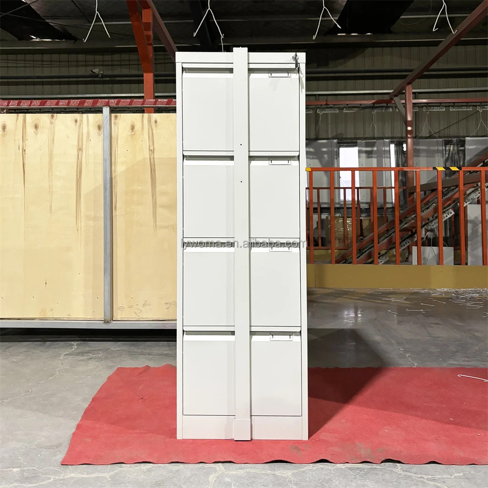Office Furniture Metal Drawer Cabinet 4 Drawer File Cabinet Vertical Steel Storage Cabinet