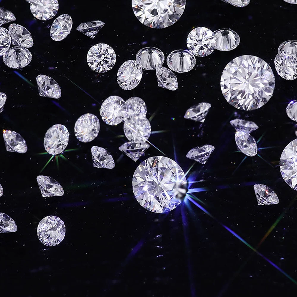Luster Wholesale Factory Big Size Lab Grown Diamond 1.5-1.99 Carat CVD HPHT Round Cut D VS1 Loose Diamond For Jewelry Making
