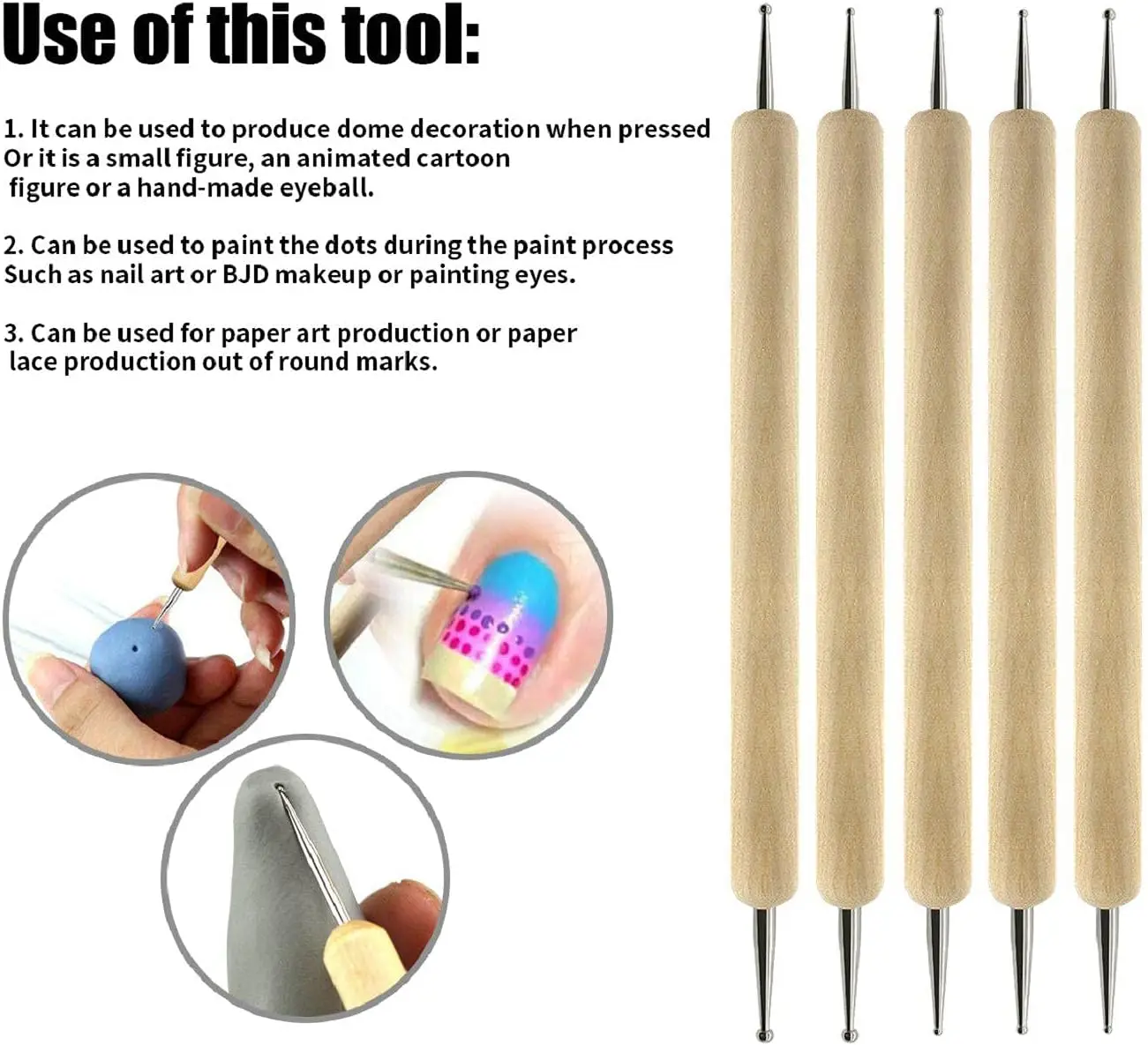 Pottery Sculpting Tools 32PCS Ceramic Clay Carving Tools Set for Beginners Children Students