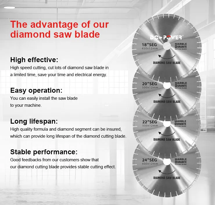 4.5 inches114mm Marble Cutting Disc Concrete Cutting Blade Dry Cutting Segmented Diamond Saw Blade For Granite Stone