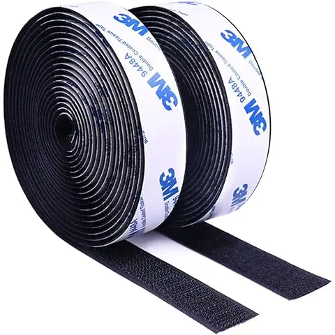 hook and loop strip tape nylon polyester self-adhesive sticks hook and loop  tape 100mm mesh fabric double-sided adhesive tape
