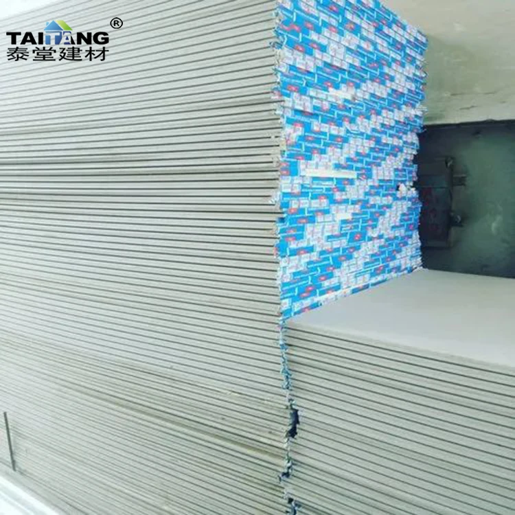 Ghana Wholesale Placas De Gesso Drywall Gypsum Board Ba13 Plasterboard Trockenbau