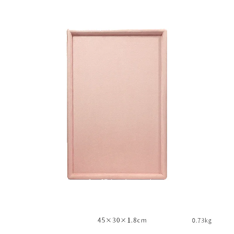 Custom logo Velvet suede Jewelry Trays Organizer Set Jewelry Storage Display Trays for ring bracelet