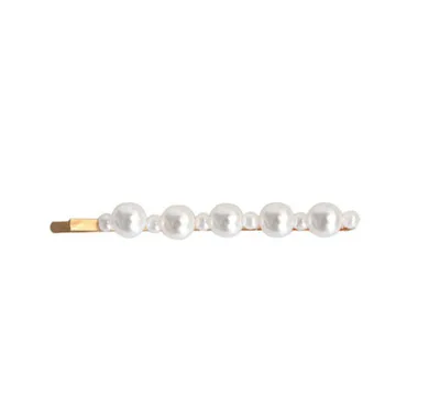 Simple design pearl hair clip Korean temperament lady hair pins for girls