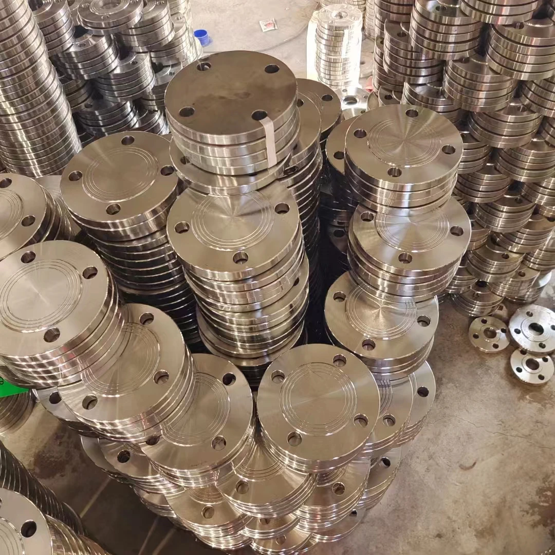 Carbon steel flange blind plate custom welded non-standard plug stainless steel pipe forging flange cover 10 kg