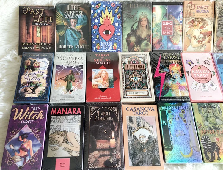 78 Таро-палуба, английская 44 часа, электронная руководство, оптовая продажа, карты ведьмы Таро, гадания, настольная игра, Карта Таро