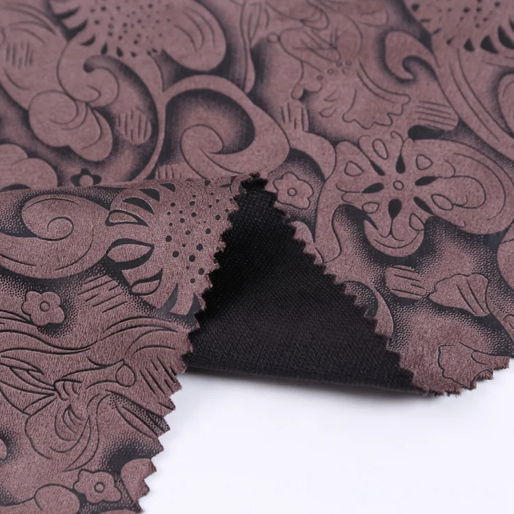 150 см фольгированная замша recyle, текстиль, полиэстер, печатная ткань