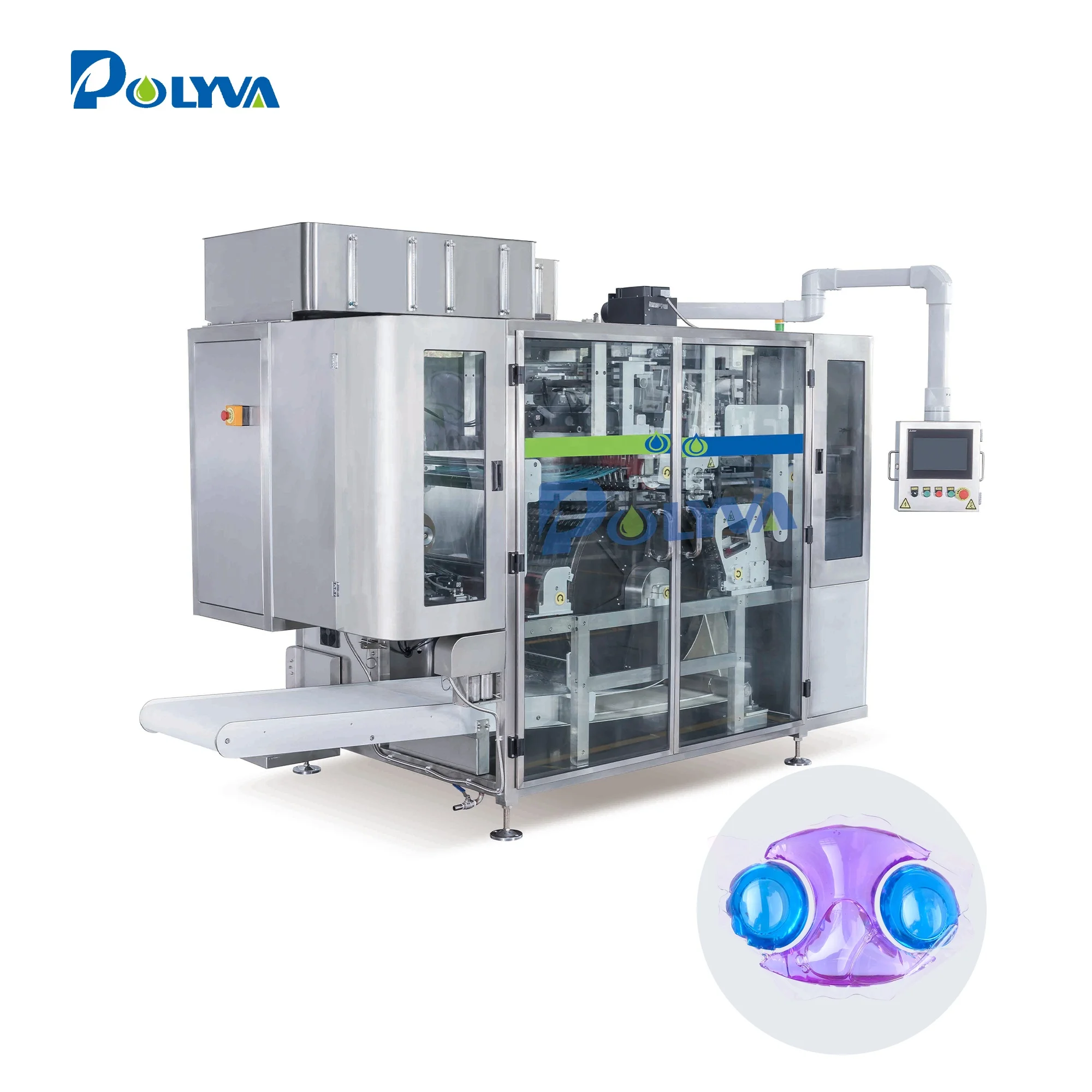 Polyva high performance wash detergent liquid liquid filling machine small pouch detergent pod making machine