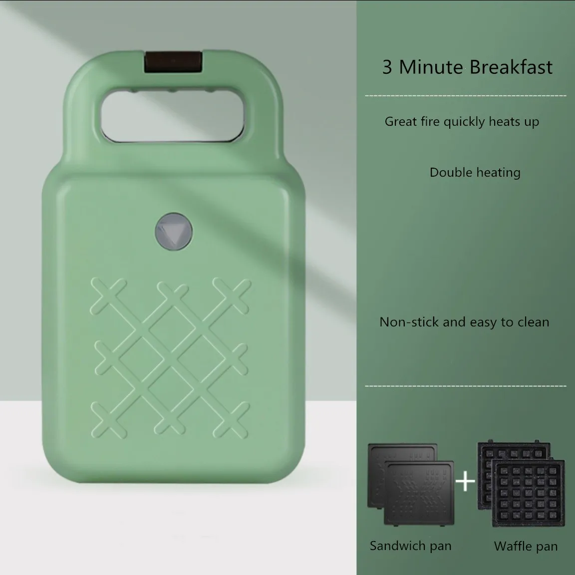 
The hot selling mini Sandwich machine toaster waffle maker Breakfast Machine 