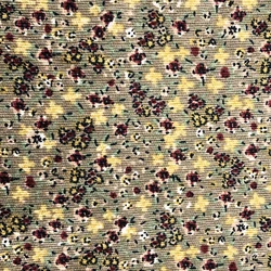 Голубого цвета с цветочным принтом вельветовые брюки из ткани набивные ткани для детей тканая 100% ткань с рисунком из полиэфира